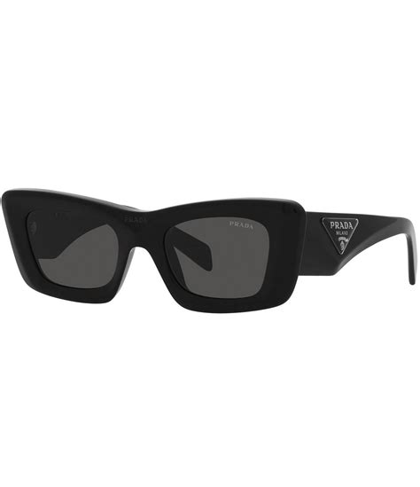 prada black round glasses ssense|Prada eyewear for women.